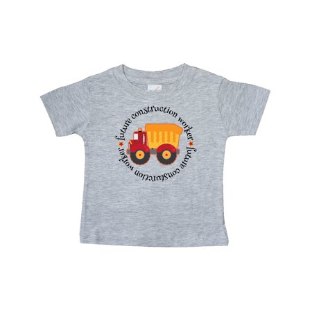 

Inktastic Future Construction Worker Truck Gift Baby Boy T-Shirt