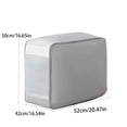 thumbnail image 3 of Clear Window Large Capacity Quilt Storage Bag Portable Breathable Organizer for Comforters Blankets Clothes Closet Under Bed, 3 of 5