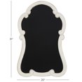 thumbnail image 3 of DecMode White Wood Arched Scrolled Chalkboard Sign Wall Decor, 3 of 14