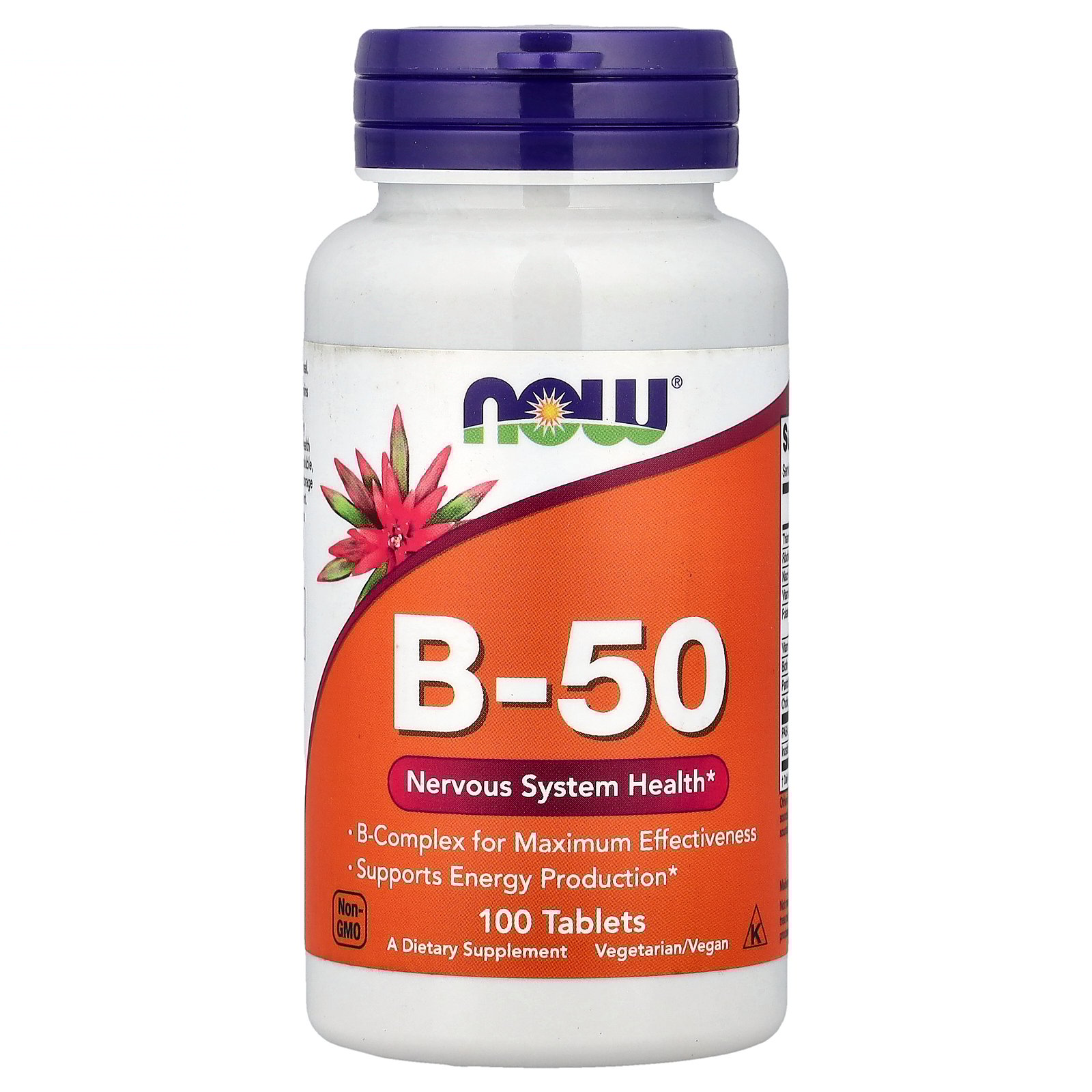 NOW Foods B-50, 100 Tablets