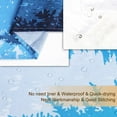 thumbnail image 5 of Mountain Shower Curtain Misty Forest Tree Foggy Shower Curtain for Bathroom with Hooks Cool Nature Scenery Landscape Bathtub Decor 72 inch Design Art Shower Curtain Waterproof Fabric, 5 of 6