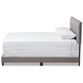 thumbnail image 3 of Bowery Hill Traditional Upholstered Fabric Tufted Full Bed in Light Grey, 3 of 8
