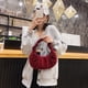 thumbnail image 4 of Bolso Hombro Color para Mujer Femenino Liso Otoño Bolsos Plisados ​​con Masa Mano Fiesta, 4 of 9