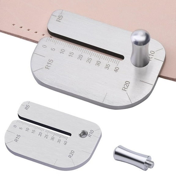 2x leather working tools-Silver