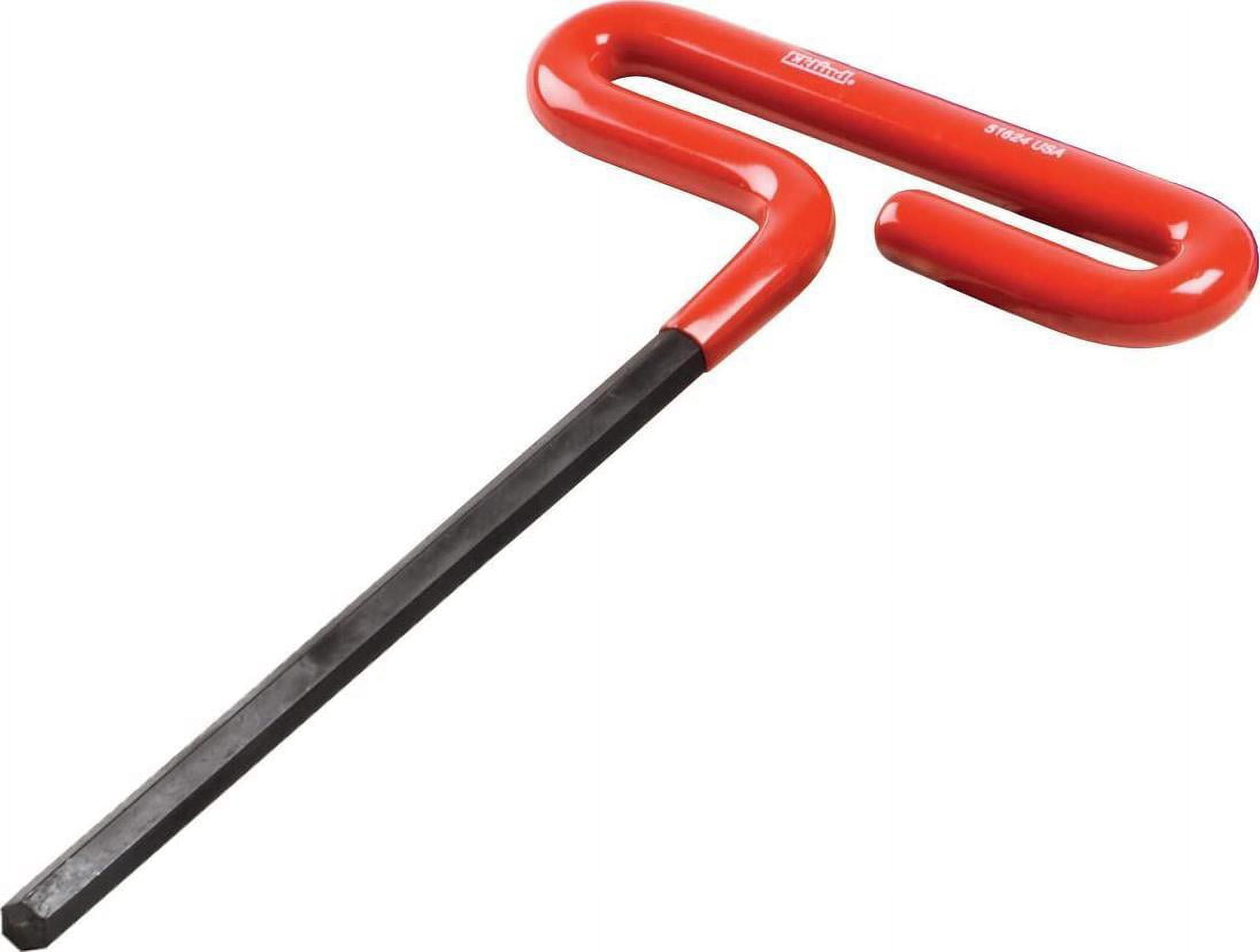 EKLIND 53168 Cushion Grip Hex T-Key allen wrench - 8pc set SAE Inch Sizes 3/32-1/4 (6In shaft)