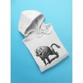 thumbnail image 3 of Baboon Pencil Drawing Hoodie Men -Image by Shutterstock, Male XX-Large, 3 of 4