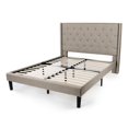 thumbnail image 2 of Delorious Bed Beige Frame with Headboard - Full, 2 of 2