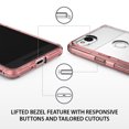 thumbnail image 5 of Ringke Fusion Case Compatible with Google Pixel 2, Transparent PC Back TPU Bumper Drop Protection Phone Cover - Rose Gold, 5 of 9