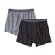 thumbnail image 1 of Boxer ExOfficio Give-N-Go 2.0 para hombre, acero óniz/negro XL, 1 of 6