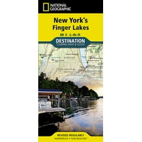 National Geographic Destination Map New York's Finger Lakes Map, (Paperback)