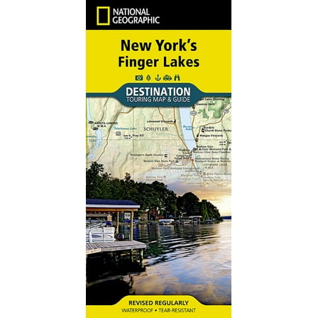 National Geographic Destination Map New York's Finger Lakes Map, (Paperback)