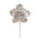 thumbnail image 5 of Ramo Navideño de Tela Brillante de Alta Gama En Color Oro Champán Artificial | Material: Tela Blanca | Tamaño: 25 X 15 X 4 Cm | Peso: 30 G | Ambiente Festivo, 5 of 6