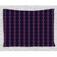 thumbnail image 1 of Feminist Tapestry, Simplistic Venus Mirror and Fist Symbols as Repeating Pattern Theme, Wall Hanging for Bedroom Living Room Dorm Decor, 60W X 40L Inches, Mauve Taupe and Indigo, by Ambesonne, 1 of 2