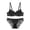 Black, variant on Levmjia Women's Lingerie Bra Set Thin Lace Push Up Bra with Panties Deep V Backless Comfortable for Sleep Date Night Valentine Everyday Wear