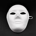 thumbnail image 3 of 10 Pieces Halloween Mask Masks Made Of Plastic For Handicrafts And Painting, 3 of 4