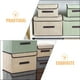 thumbnail image 3 of 3 juegos de cajas de almacenamiento plegables con tapa, organizador de ropa para armario., 3 of 7