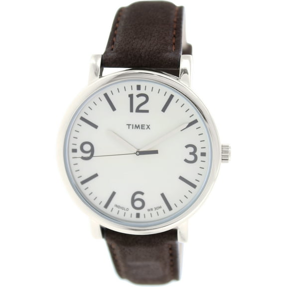 Men's Originals T2P526 Brown Leather Analog Quartz Dress Watch