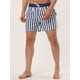 thumbnail image 2 of Lars Amadeus Shorts de ba?o de cintura con cordón y forro de malla a rayas de verano para hombre con bolsillos Negro 36 Unique Bargains Short, 2 of 6