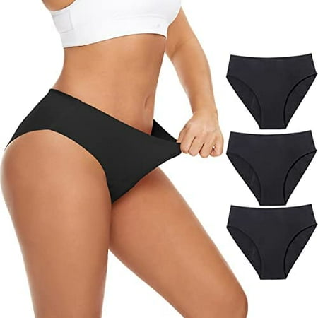 Lepai Period Underwear for Women Heavy Flow High Waisted Menstrual Panties with 55ml High