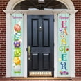 thumbnail image 4 of Vikakiooze Home Decor Under $5, Easter Banner Hanging Decorations For Outdoor Indoor Front Door Decoration Flag Banner Party Supplies, 4 of 6