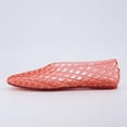 thumbnail image 3 of Cushionaire Siesta Modern Lattice Ballet Flats for Women, Comfortable Slip On Pointed Toe Womens Jelly Shoes, 3 of 20