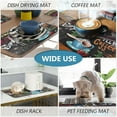 thumbnail image 3 of Coffee Maker Mat for Countertops, Coffee Bar Accessories Fit Under Coffee Machine Mat, Rubber Backed Coffee Pots, Table Mat under Appliance, Dish， Drying Mat, Kitchen Counter，16X24, 3 of 6
