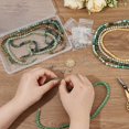 thumbnail image 4 of Round Beads Making Kit Natural Green Gemstone Jewelry Making Kit Women Handicraft Pendant Charms Making All Materials Set for DIY Bracelet Necklace Jewelry Accessories, 4 of 6