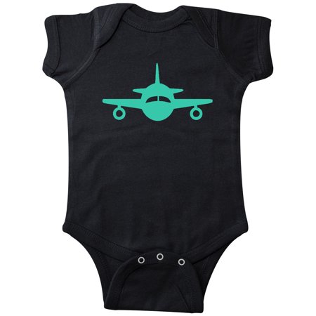 

Inktastic Cute Teal Airplane Gift Baby Boy or Baby Girl Bodysuit