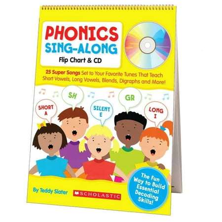 Big Reunion Christmas Song Chart Phonics Sing-Along Flip Chart : 25 Super Songs Set to Your Favorite Tunes That Teach Short Vowels, Long Vowels, Blends, Digraphs, and More! ()