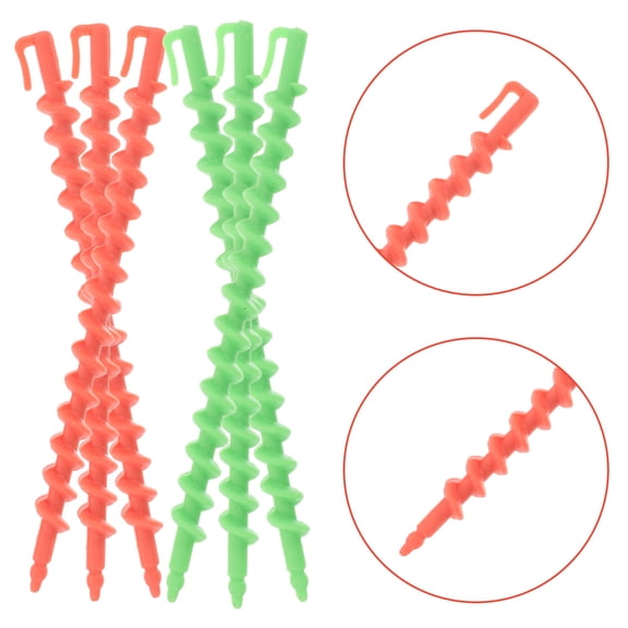 PTOOTP 22Pcs Spiral Hair Curlers for Home Use Multi Color Heat Distribution for Natural Curls