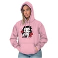 thumbnail image 4 of Betty Boop Sassy Flirty Cartoon Hoodie Sweatshirt Women Brisco Brands L, 4 of 6
