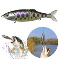 thumbnail image 4 of Mini Trucha Pesca Artificial Trout Guía Doblete Femenino La Boca Percha Cebo Natación Deslizante (558), 4 of 9