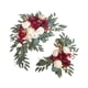 thumbnail image 2 of 2 piezas Flores de esquina Flores artificiales Flower Garland Boda Arco Flores Decoración de letreros de bienvenida para cumpleaños navideño, 2 of 9