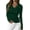 Dark Green, variant on PRETTYGARDEN V Neck Cable Knit Sweaters for Women Long Sleeve Ribbed Fitted Pullover Tops Business Casual Fall Outfits