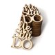 thumbnail image 5 of Letras de madera colgando de pared montaje en pared elegante decoración regalos Muebles familiares Dormitorio DIY Scrapbooking Artesanía 60 piezas AweSitey HA011668-00, 5 of 7
