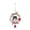 C, variant on Wovilon Christmas Decorations Christmas Wooden Ornaments Finished Tree Hanging Santa Claus Reindeer Snowman Crafts With Bowknot And Bell Decoration