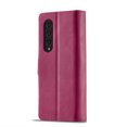 thumbnail image 3 of SaniMore for Samsung Galaxy Z Fold 4 7.6" 2022 Case, PU Leather Skin & Soft TPU Inner Shell [Card Holder + Cash Pocket + Flip Kickstand] Magnetic Closure Protective Wallet Cover, Rose, 3 of 7