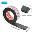 thumbnail image 2 of Cinta de Espuma Doble Cara EVA de 1-3/4" de Ancho x 1/5" de Grosor x 6.6Ft, 2 Rollos, Negra, 2 of 6