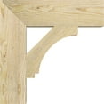 thumbnail image 3 of Ekena Millwork 4"W x 16"D x 16"H Imperial Block Rough Sawn Bracket, Douglas Fir, 3 of 4