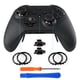 thumbnail image 2 of Botones de cambio de perfil y anillos decorativos para el mando Xbox One Elite 2 - Paquete de 2 cromados mate, 2 of 3