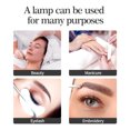 thumbnail image 3 of ANDOER Desktop Foldable Lamplight Half-moon Shaped Fill Light LED Desk Lamp Remote Control with 3 Adjustable Color Temperature for Live Streaming Manicure Beauty Salon, 3 of 9