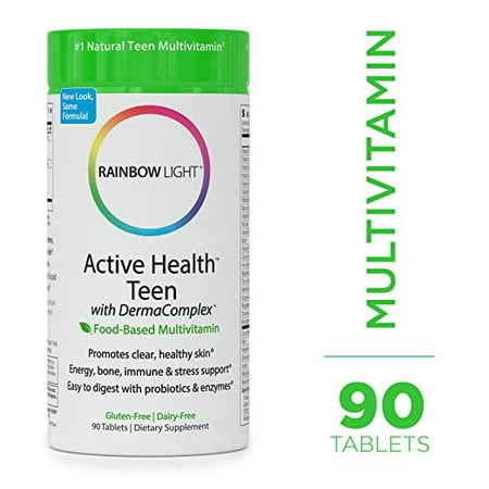 Rainbow Light Active Health Teen Multivitamin - 90 (Best Multivitamin For Clear Skin)
