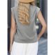 thumbnail image 2 of Camiseta Sin Mangas Informal de Verano para Mujer Gris XXL, 2 of 5