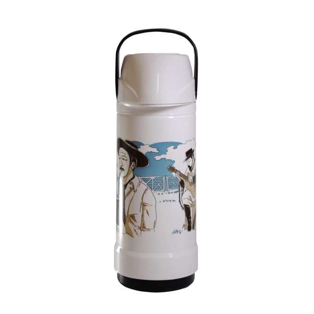 Garrafa Termica Plastico Mesa GLT Press 1L Decorado Invicta