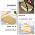 thumbnail image 4 of 100 Pcs Triangle Cake Pads Sturdy Cake Bases Dessert Holding Board Paper Tray, 4 of 7