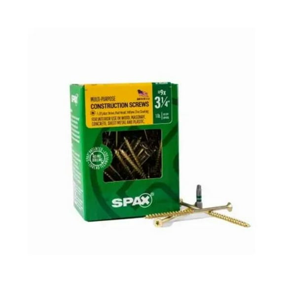 Spax Interior Flat Head Multi-Material Construction Screw