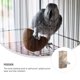 thumbnail image 4 of Comedero para loros, jaula para pájaros, contenedor de comida, tazón de alimentación para loros, suministros para pájaros, 4 of 5