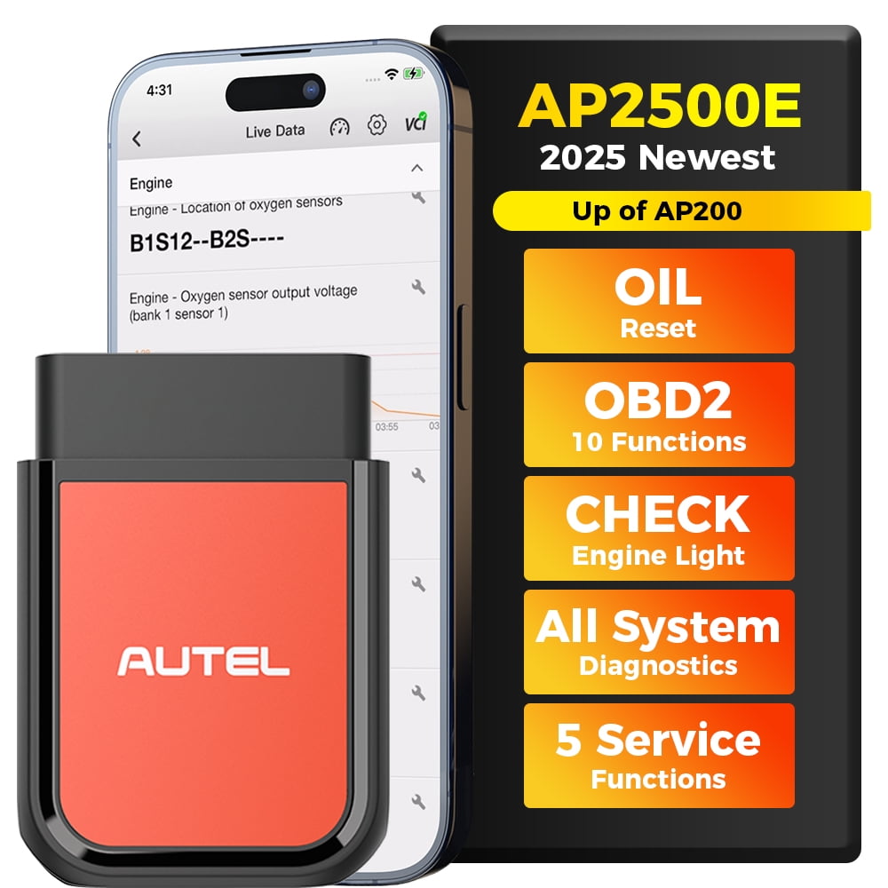 OBD2  オーテル　AUTEL AP-200 Amazon.com: Autel MaxiAP AP200 OBD2 Scanner Bluetooth