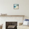 thumbnail image 3 of Stupell Industries Summer Beach People Landscape Painting Black Framed Art Print Wall Art, 12 x 12, 3 of 9