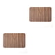 thumbnail image 3 of Inteprter Mantel de cuero para , mantel individual para taza, cojín, tazón, posavasos, aislamiento, impermeable, lavable, antideslizante, de Color café 2Conjunto, 3 of 6